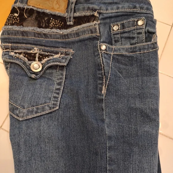 Classic Indigo Blue Boot Cut Jeans ECU - Picture 9 of 13